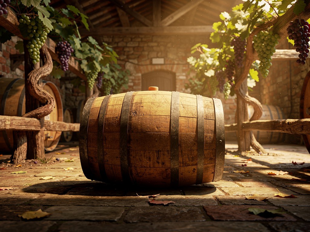 Vintage Wine Barrel